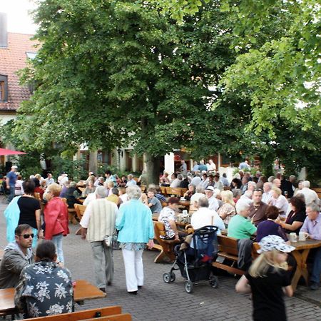 Brauerei Gasthof Kraus Hirschaid Esterno foto