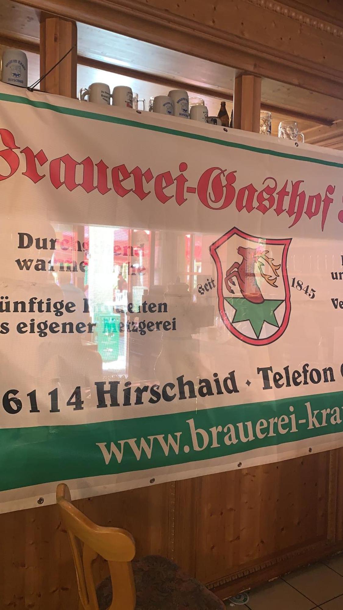 Brauerei Gasthof Kraus Hirschaid Esterno foto